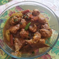 A picture of Chicken Kasha.
