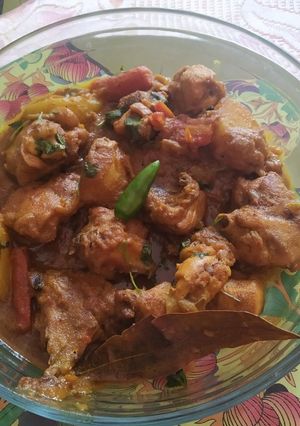 A picture of Chicken Kasha.