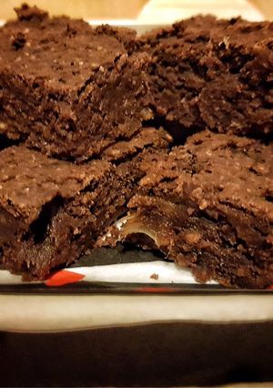 Vörösbabos brownie recept fotója