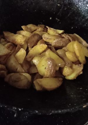 A picture of Chilke wale patato.