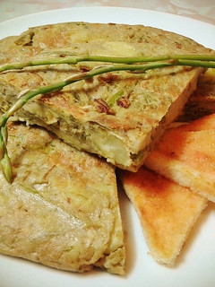 Una foto de Tortilla de verduras de la estación
