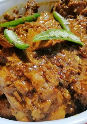 A picture of Chicken korma.