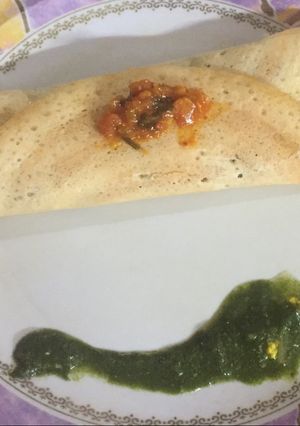 A picture of Masala dosa.