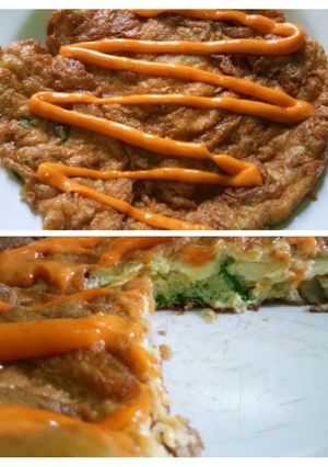 Foto resep Telur Dadar Keju Mayo