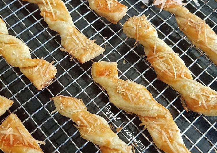 Resep ❤Cheese Stick Puff Pastry Anti Gagal