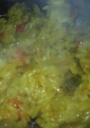 Una foto de Arroz primavera