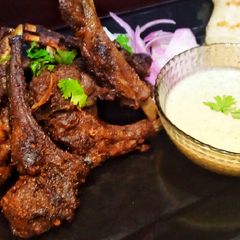 A picture of Mutton masala chops.