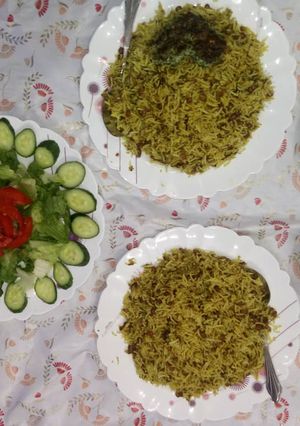 عکسی از دستور عدس پلو