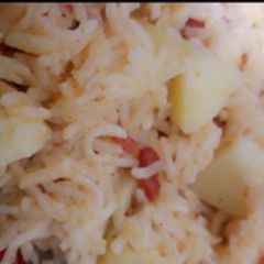 A picture of Rice pulav.