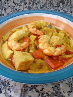 Una foto de Gazpacho marinero