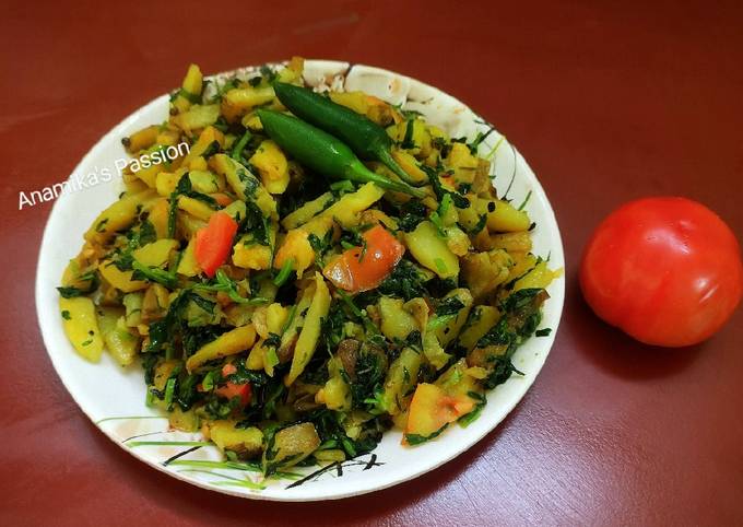 Methi aloo bhaji Recipe by Anamika's Passion - Cookpad