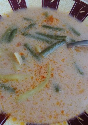 Zöldbableves recept fotója