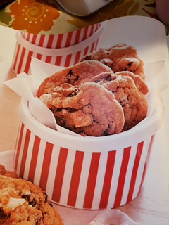 A picture of White Chocolate-Pretzel Cookies.