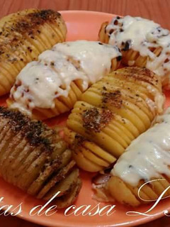 Una foto de Patatas Hasselback