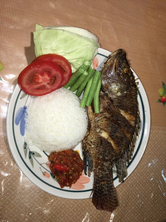 Foto resep Nasi lalap gurami