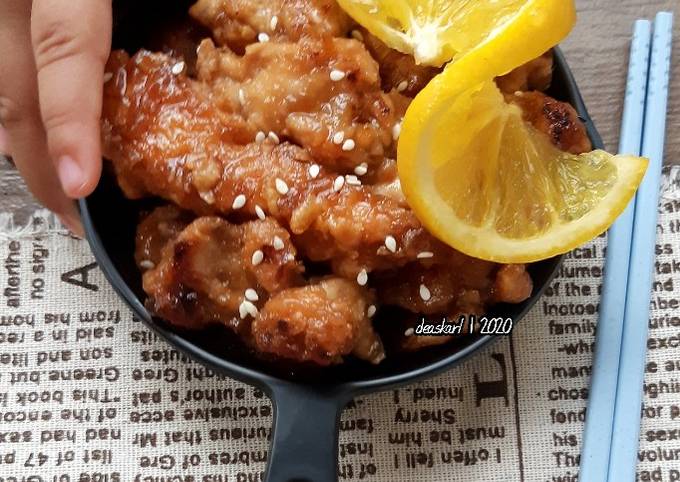 Soft Chicken Lemon Teriyaki