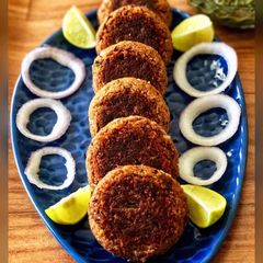 A picture of Veg galouti kababs.