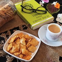 A picture of Spicy Namakpara in 30 minutes for tea time snack.