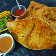 A picture of Achari Paratha.