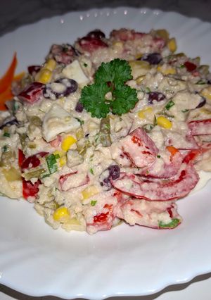O poză a rețetei Salată cu couscous.