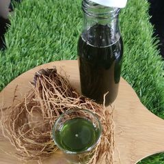 A picture of Homemade khus syrup.