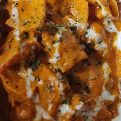 A picture of Soya Chaap Curry.