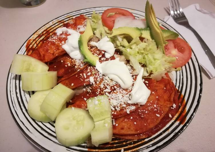 Enchiladas rojas