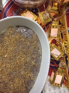 صورة لوصفة بسبوسة الحليب المحموس