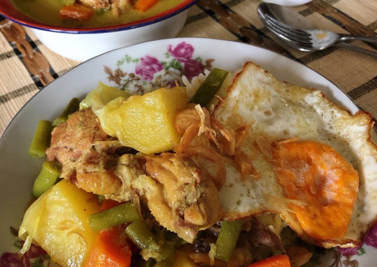 Resep Kari Ayam dan Sayur yang nikmat