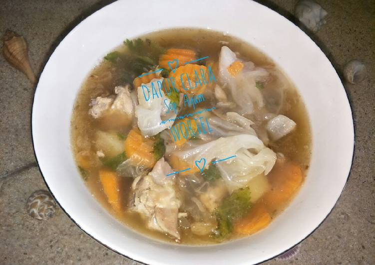 Bahan Sop Ayam Wortel Kentang Kubis | Cara Masak Sop Ayam Wortel Kentang Kubis Yang Bikin Ngiler