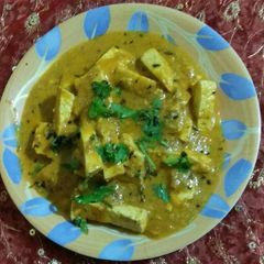 Malai paneer A picture of Malai paneer.