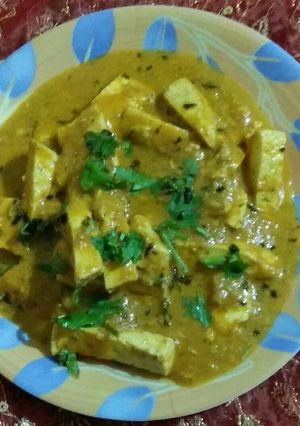 A picture of Malai paneer.