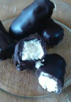 Una foto de Barritas de coco y leche condensada como las compradas
