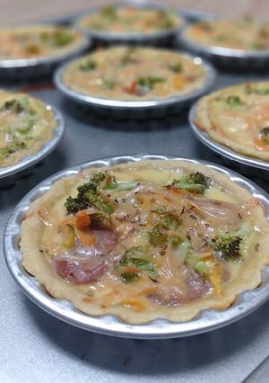 Foto resep Quiche (Pie Asin) Brokoli Sosis