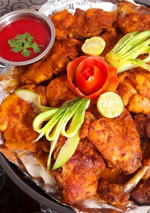 A picture of Chicken Steam roast.