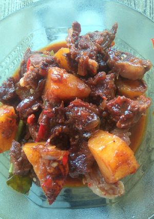 Foto resep Sapi lada hitam ala kadar