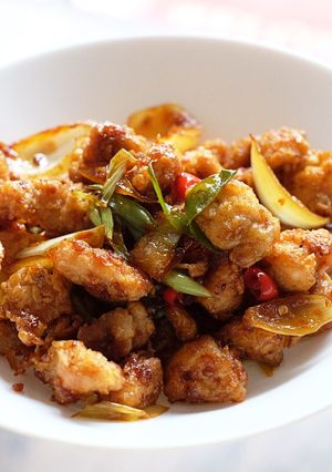 Foto resep Ayam goreng tepung saus inggris