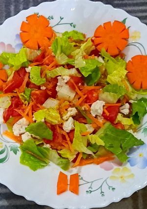 عکسی از دستور سالاد زمستونی🥗😍😋❄