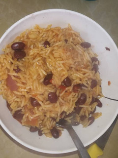 A picture of Beans fried rice.