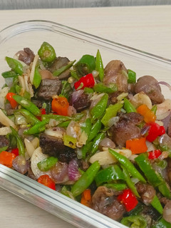 Foto resep Ampela ati oseng bawang buncis