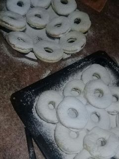 Una foto de Rosquillas rellenas de dulce