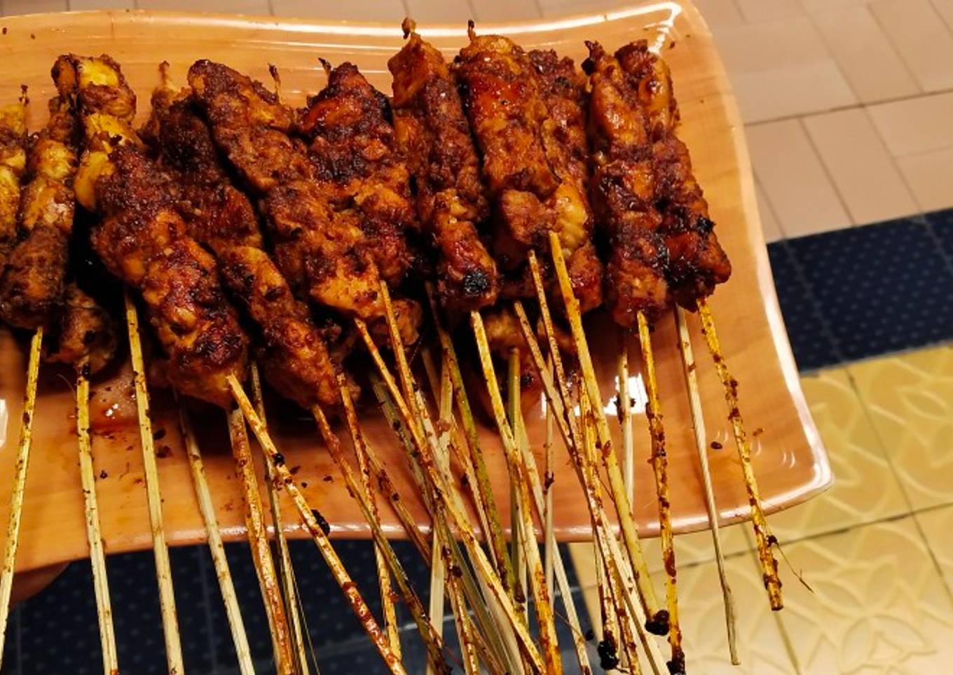 Sate Ayam bumbu Rujak