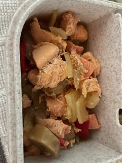 Una foto de Escabeche de pollo con jamón