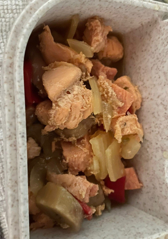 Una foto de Escabeche de pollo con jamón