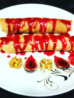 Una foto de Crepes de espelta integral Sant Miguel - Halloween