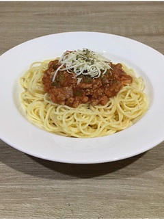 A picture of Tasty Spaghetti Bolognese al Dente.