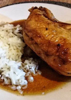 Una foto de Pollo con salsa de tamarindo