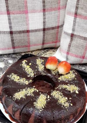 صورة لوصفة كيك مع الصوص 😍😍
