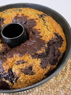 Foto de Bolo Mármore de Cenoura