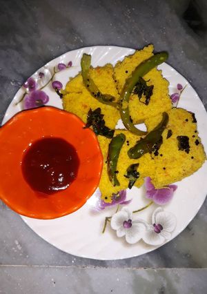 A picture of Dhokla.
